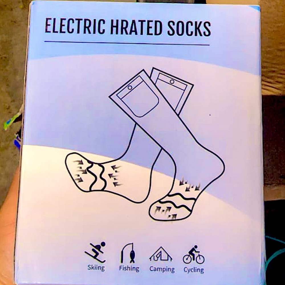 Electric heated socks